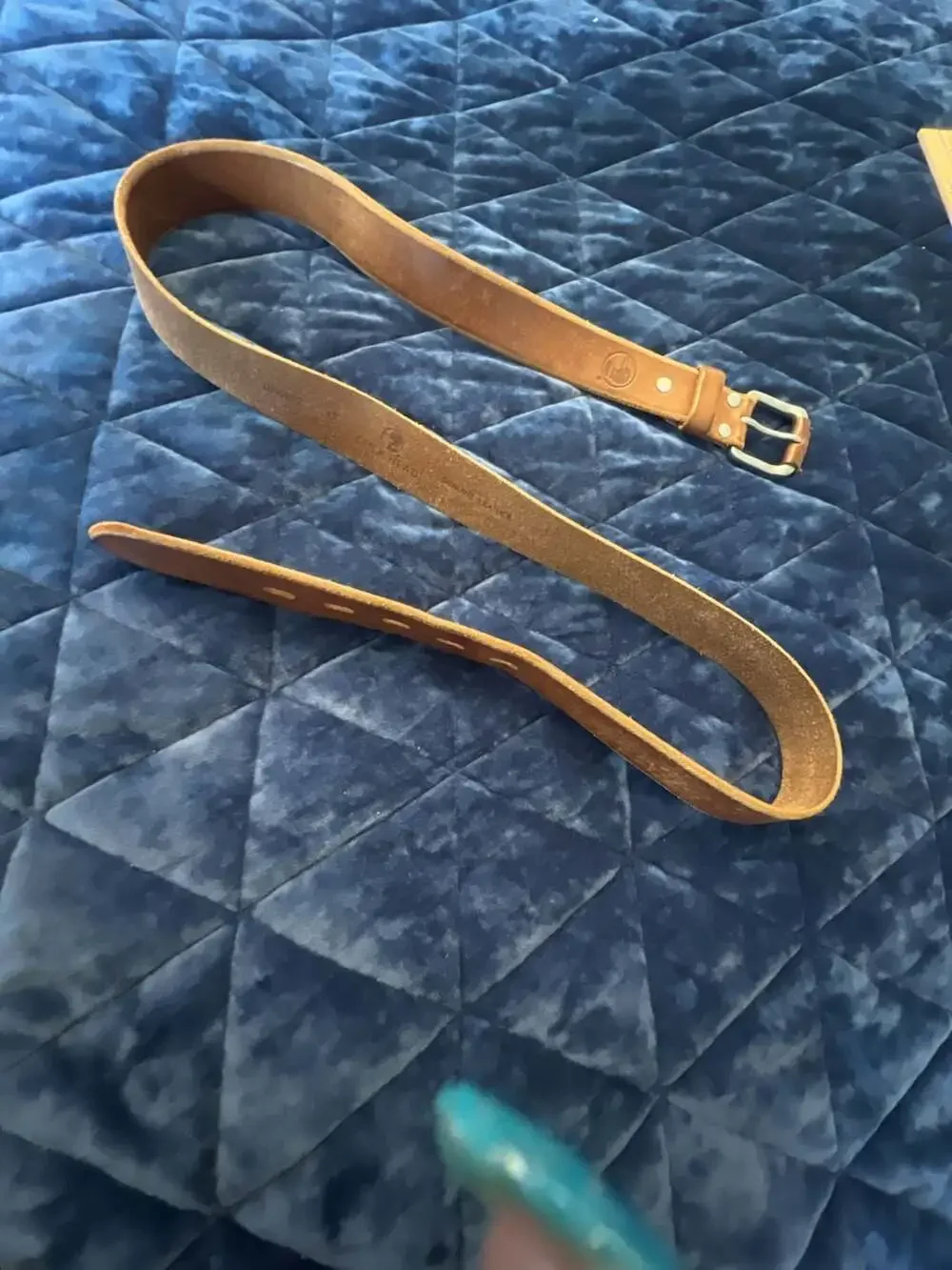 Duck Head Genuine Leather Brown Belt Size 42 DH5032